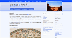 Desktop Screenshot of dansesdisrael.fr